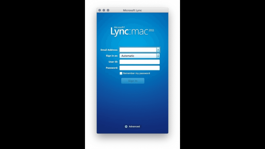 lync for mac 2011